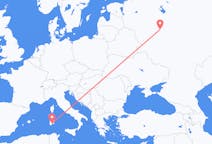 Vols de Cagliari, Italie à Moscou, Russie