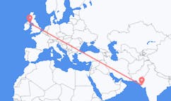 出发地 印度贾姆讷格尔前往北爱尔兰的贝尔法斯特的航班