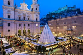 Salzburgs julmarknad och stadsrundtur