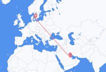 Flyreiser fra Hofuf, Saudi-Arabia til Malmö, Sverige