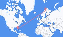 Loty z Key West, Stany Zjednoczone do Kiruny, Szwecja