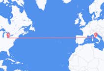 美国出发地 克利夫蘭飞往美国目的地 罗马的航班