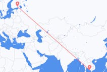 Flights from Sihanoukville Province, Cambodia to Lappeenranta, Finland