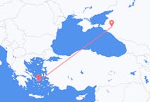 Vols depuis la ville de Krasnodar vers la ville de Mykonos