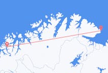 Vols depuis la ville de Vardø vers la ville de Tromsø