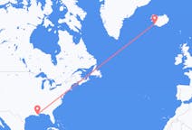 Flyrejser fra New Orleans til Reykjavík
