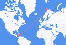 Flights from Cartagena, Colombia to Andselv, Norway