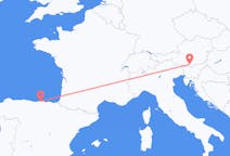 Lennot Klagenfurtista, Itävalta Santanderiin, Espanja