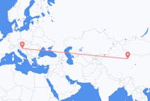 Рейсы из Дуньхуана, Китай в Загреб, Хорватия