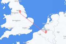 Flyg från Doncaster, England till Bryssel, Belgien