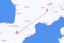 Flyreiser fra Grenoble, Frankrike til Zaragoza, Spania
