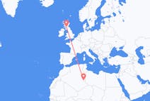 Flyg från Illizi, Algeriet till Glasgow, Skottland