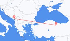 Voli da Podgorica, Montenegro to Tokat, Turchia