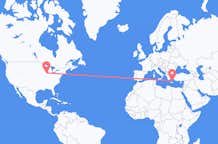 Flyrejser fra Chicago til Santorini