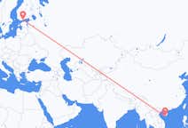 Flights from Sanya to Helsinki