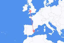 Flyg från Alicante, Spanien till Exeter, England