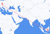 Flüge von Banjarmasin, Indonesien nach Salzburg, Österreich