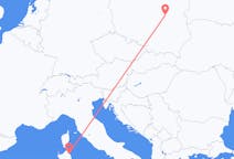 出发地 波兰出发地 华沙目的地 意大利奧里維亞的航班