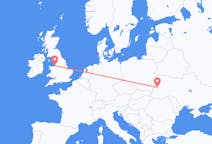 Flyreiser fra Lviv, Ukraina til Liverpool, England