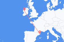 Flyrejser fra Knock, Irland til Girona, Spanien