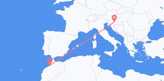 Flights from Morocco to Croatia