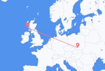 Flights from Kraków, Poland to Tiree, the United Kingdom