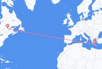 Flights from Saguenay, Canada to Chania, Greece