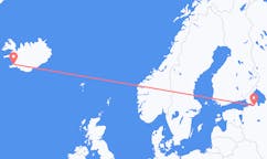 Vols de Saint-Pétersbourg, Russie à Reykjavík, Islande