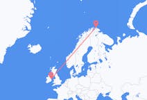 Vluchten van Mehamn, Noorwegen naar Dublin, Ierland