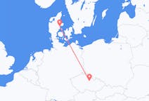 Flights from Pardubice, Czechia to Aarhus, Denmark