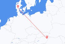 Flights from Debrecen, Hungary to Billund, Denmark