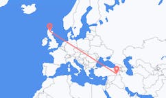 出发地 土耳其舍爾納克前往苏格兰的印威內斯的航班
