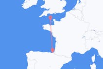 Flights from San Sebastian to Guernsey