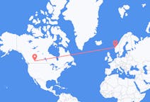 Flyreiser fra Calgary, Canada til Volda, Norge