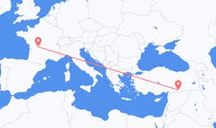 Loty z Limoges, Francja do Sanliurfy, Turcja