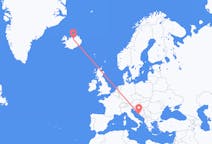 Flights from Akureyri to Split