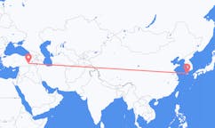 Flyreiser fra Jeju City, Sør-Korea til Batman, Tyrkia