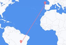 Flyg från Goiânia, Brasilien till La Coruña, Spanien