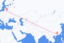 Flyg från Guangzhou till Vilnius