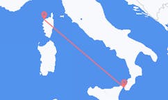 Flyg från Calvi, Haute-Corse till Reggio di Calabria