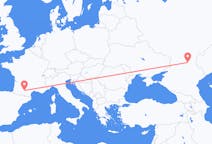 Flyg från Volgograd till Toulouse