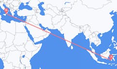 Flights from Makassar, Indonesia to Reggio Calabria, Italy