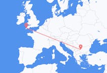 Loty z Newquay, Anglia do Sofia, Bułgaria