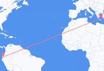 Flights from Guayaquil, Ecuador to Santorini, Greece