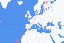 Flights from Sal to Kajaani