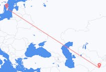 Flights from Mazar-i-Sharif, Afghanistan to Visby, Sweden