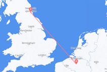 Flights from Brussels, Belgium to Newcastle upon Tyne, the United Kingdom