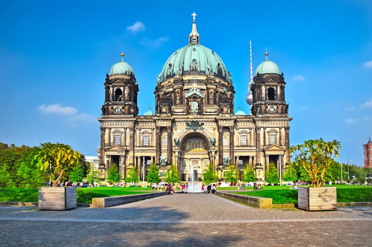 Photo of Berlin Cathedral (Berliner Dom) famous landmark in Berlin City, Germany.