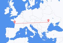 Loty z Kiszyniów, Mołdawia z La Rochelle, Francja