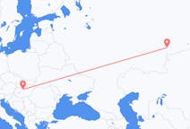 Fly fra Tjeljabinsk til Budapest